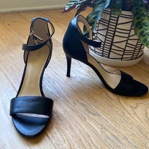 Beautiful Nine West black heels.  Like New.